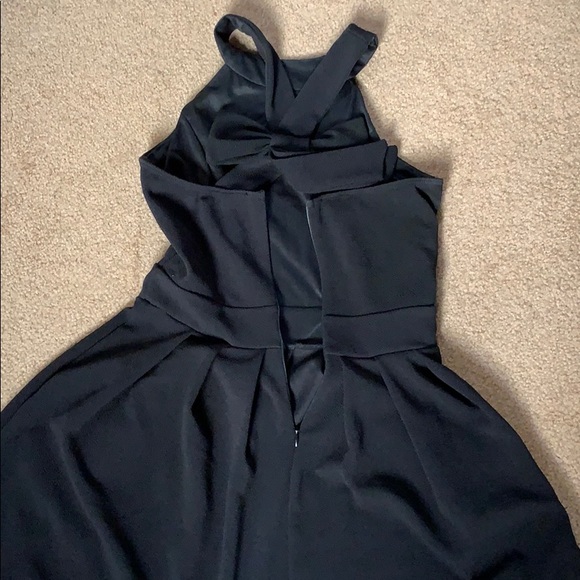 Roughed up black Mini dress - Picture 3 of 4